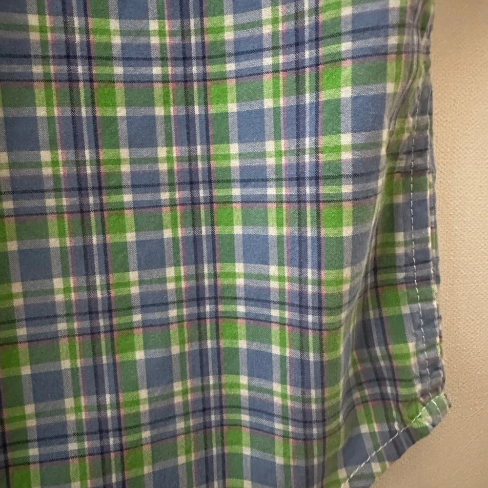 Ralph Lauren 2T Toddler Boy Blue Green Short Sleeve Shirt Spring Summer